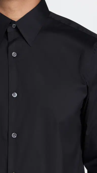 Theory ylvain Good Cotton Shirt Black | Thumbnail 6 Theory ylvain Good Cotton Shirt Black | Thumbnail 6