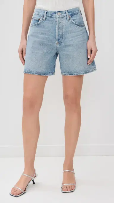 AGOLDE Dame Shorts: High Rise Baggy Coax | Thumbnail 2 AGOLDE Dame Shorts: High Rise Baggy Coax | Thumbnail 2