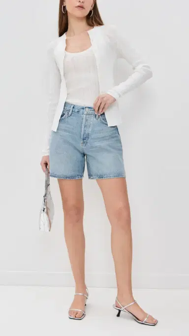 AGOLDE Dame Shorts: High Rise Baggy Coax | Thumbnail 5 AGOLDE Dame Shorts: High Rise Baggy Coax | Thumbnail 5
