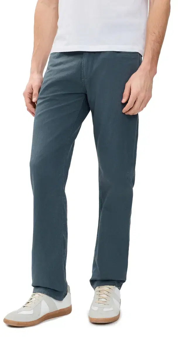 Elijah Linen Blend Straight Jeans Stone Blue Elijah Linen Blend Straight Jeans Stone Blue
