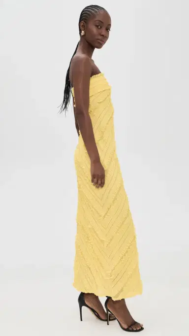 endless rose Strapless Maxi Dress Butter | Thumbnail 4 endless rose Strapless Maxi Dress Butter | Thumbnail 4