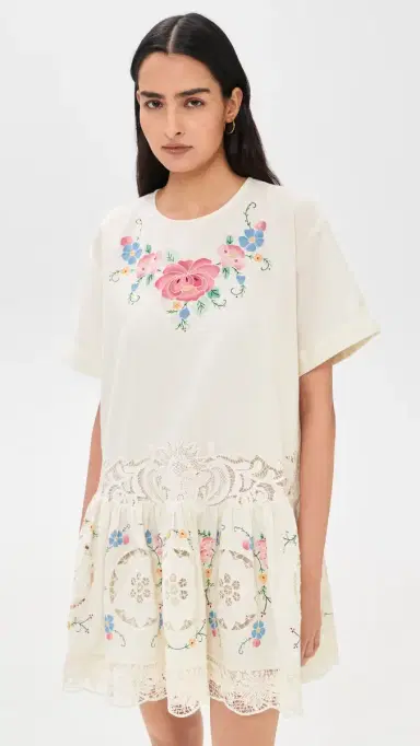Sea Astrid Embroidery Mini Dress ulti | Thumbnail 2 Sea Astrid Embroidery Mini Dress ulti | Thumbnail 2