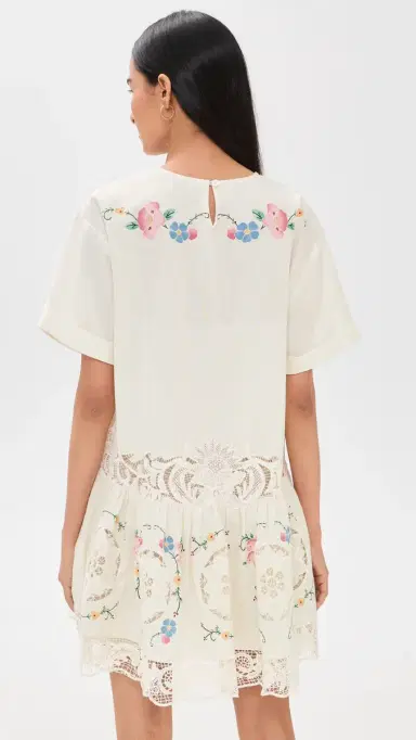 Sea Astrid Embroidery Mini Dress ulti | Thumbnail 3 Sea Astrid Embroidery Mini Dress ulti | Thumbnail 3