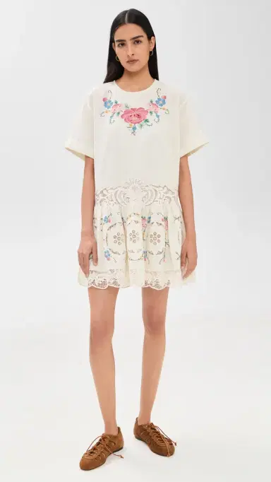Sea Astrid Embroidery Mini Dress ulti | Thumbnail 5 Sea Astrid Embroidery Mini Dress ulti | Thumbnail 5