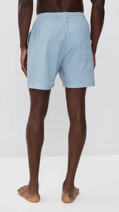 Les Deux tan tripe eersucker wim Shorts 6 Allure | Thumbnail 3 Les Deux tan tripe eersucker wim Shorts 6 Allure | Thumbnail 3
