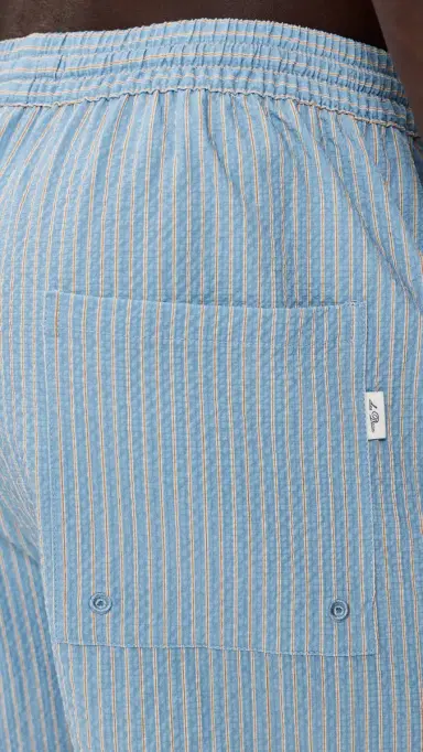 Les Deux tan tripe eersucker wim Shorts 6 Allure | Thumbnail 6 Les Deux tan tripe eersucker wim Shorts 6 Allure | Thumbnail 6