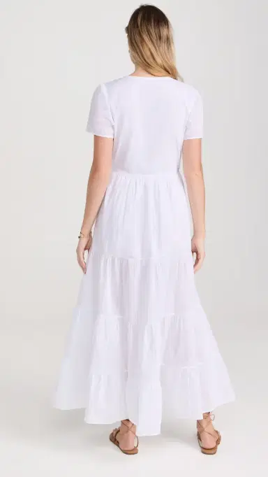Playa Lucila Button Maxi Dress White | Thumbnail 3 Playa Lucila Button Maxi Dress White | Thumbnail 3