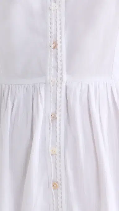 Playa Lucila Button Maxi Dress White | Thumbnail 6 Playa Lucila Button Maxi Dress White | Thumbnail 6