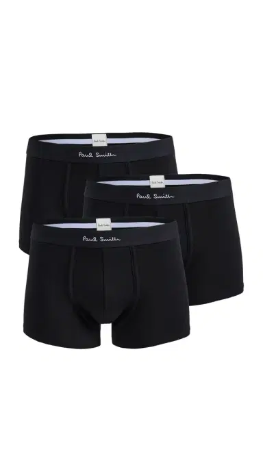 Paul Smith 3 Pack Solid Trunks Black S | Thumbnail 6 Paul Smith 3 Pack Solid Trunks Black S | Thumbnail 6