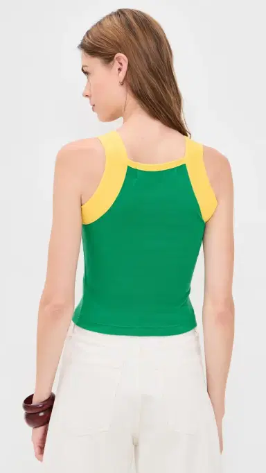 Made Some Sportswear Brasil Tank Top Green/Yellow | Thumbnail 3 Made Some Sportswear Brasil Tank Top Green/Yellow | Thumbnail 3