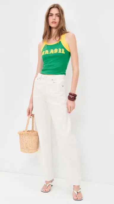 Made Some Sportswear Brasil Tank Top Green/Yellow | Thumbnail 5 Made Some Sportswear Brasil Tank Top Green/Yellow | Thumbnail 5