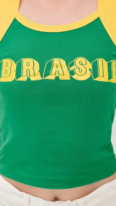 Made Some Sportswear Brasil Tank Top Green/Yellow | Thumbnail 6 Made Some Sportswear Brasil Tank Top Green/Yellow | Thumbnail 6