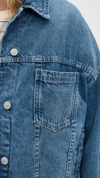 Free People Opal Denim Jacket Cowboy | Thumbnail 6 Free People Opal Denim Jacket Cowboy | Thumbnail 6