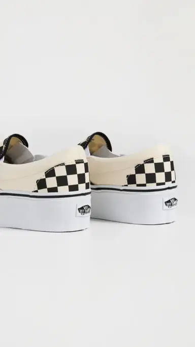 Vans UA Classic Slip-On Stackform Sneakers CheckerboardBlack/ White M 5/ W 6.5 | Thumbnail 4 Vans UA Classic Slip-On Stackform Sneakers CheckerboardBlack/ White M 5/ W 6.5 | Thumbnail 4