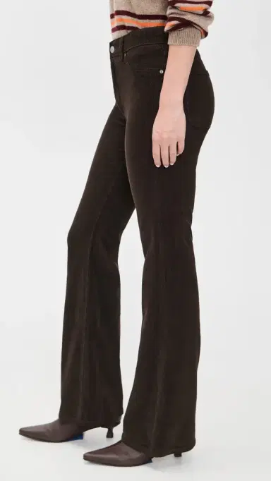 DL1961 Bridget Bootcut High Rise Instasculpt Corduroy Pants Meteorite (Corduroy) | Thumbnail 4 DL1961 Bridget Bootcut High Rise Instasculpt Corduroy Pants Meteorite (Corduroy) | Thumbnail 4