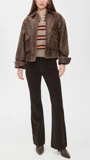 DL1961 Bridget Bootcut High Rise Instasculpt Corduroy Pants Meteorite (Corduroy) | Thumbnail 5 DL1961 Bridget Bootcut High Rise Instasculpt Corduroy Pants Meteorite (Corduroy) | Thumbnail 5
