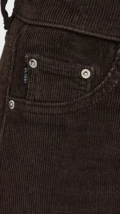 DL1961 Bridget Bootcut High Rise Instasculpt Corduroy Pants Meteorite (Corduroy) | Thumbnail 6 DL1961 Bridget Bootcut High Rise Instasculpt Corduroy Pants Meteorite (Corduroy) | Thumbnail 6