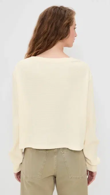 ASKK NY Jammin' Thermal Pullover Cream | Thumbnail 3 ASKK NY Jammin' Thermal Pullover Cream | Thumbnail 3