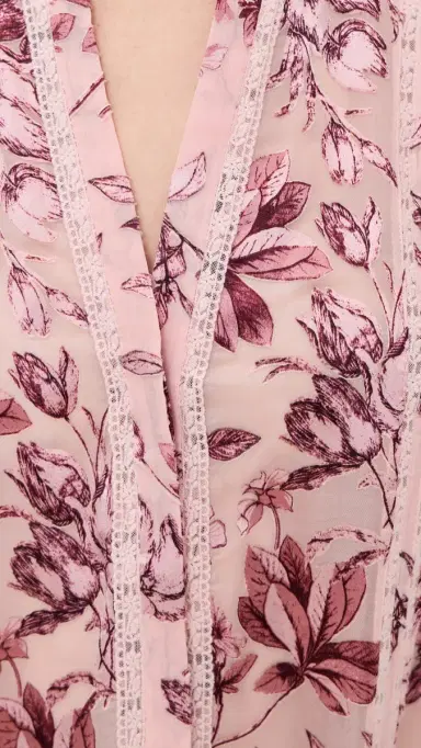 ALICE + OLIVIA Arlette Collared Blouse Mystic Garden English Rose | Thumbnail 6 ALICE + OLIVIA Arlette Collared Blouse Mystic Garden English Rose | Thumbnail 6