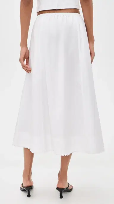 Vince Scallop Detail Maxi Skirt Optic White | Thumbnail 3 Vince Scallop Detail Maxi Skirt Optic White | Thumbnail 3