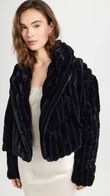 BLANKNYC Night Life Faux Fur Jacket Night Life | Thumbnail 2 BLANKNYC Night Life Faux Fur Jacket Night Life | Thumbnail 2