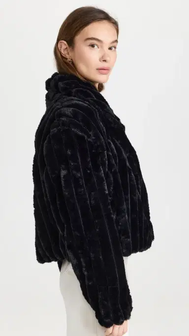 BLANKNYC Night Life Faux Fur Jacket Night Life | Thumbnail 4 BLANKNYC Night Life Faux Fur Jacket Night Life | Thumbnail 4