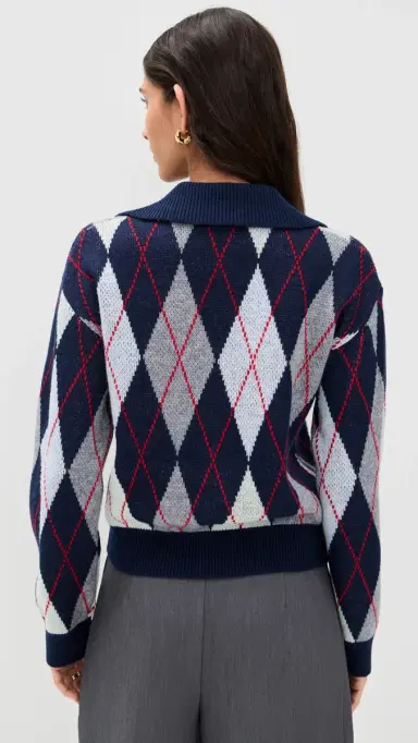LE BOP Argyle Polo Heather ulti | Thumbnail 3 LE BOP Argyle Polo Heather ulti | Thumbnail 3