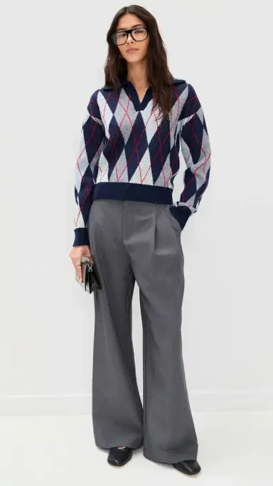 LE BOP Argyle Polo Heather ulti | Thumbnail 5 LE BOP Argyle Polo Heather ulti | Thumbnail 5