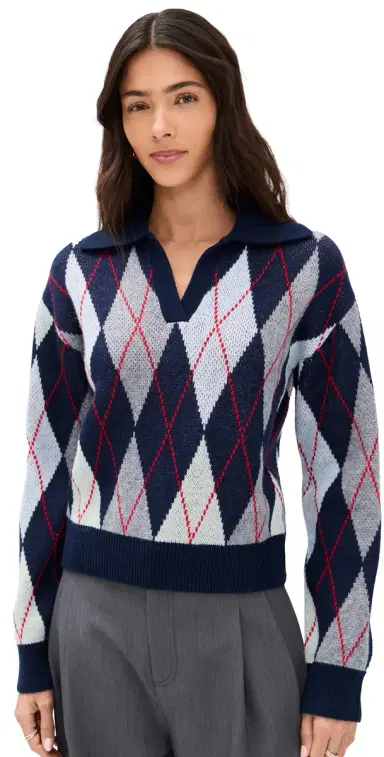 LE BOP Argyle Polo Heather ulti | Thumbnail 1 LE BOP Argyle Polo Heather ulti | Thumbnail 1