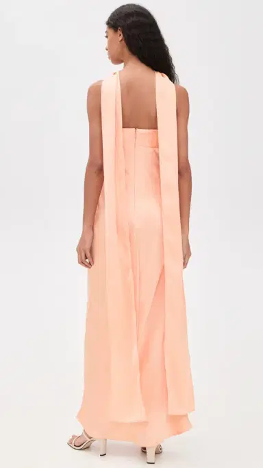 Runaway the Label adeleine Strapless Maxi Dress Peach | Thumbnail 3 Runaway the Label adeleine Strapless Maxi Dress Peach | Thumbnail 3