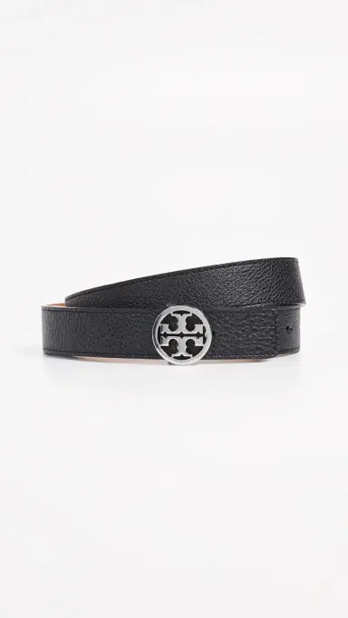 Tory Burch Miller Reversible Belt 1 Black/ilver | Thumbnail 2 Tory Burch Miller Reversible Belt 1 Black/ilver | Thumbnail 2