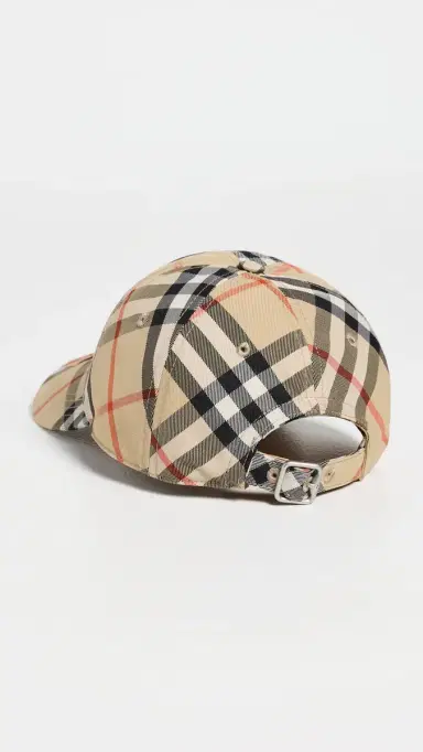 Burberry Check Twill Baseball Cap Sand IP Check S | Thumbnail 5 Burberry Check Twill Baseball Cap Sand IP Check S | Thumbnail 5