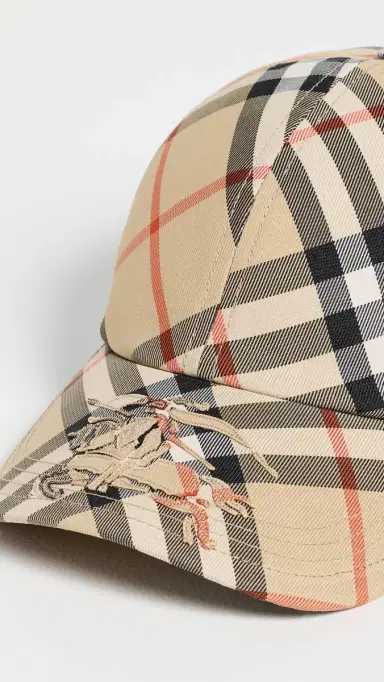Burberry Check Twill Baseball Cap Sand IP Check S | Thumbnail 6 Burberry Check Twill Baseball Cap Sand IP Check S | Thumbnail 6