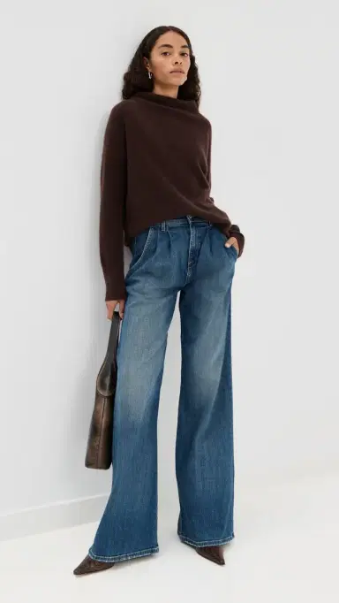 Nili Lotan Flora Trouser Jeans Classic Wash | Thumbnail 2 Nili Lotan Flora Trouser Jeans Classic Wash | Thumbnail 2