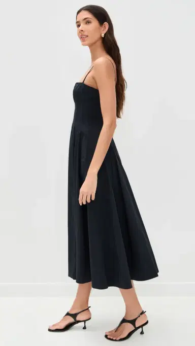 Staud Wylie Dress Black | Thumbnail 4 Staud Wylie Dress Black | Thumbnail 4