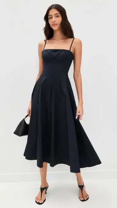 Staud Wylie Dress Black | Thumbnail 5 Staud Wylie Dress Black | Thumbnail 5