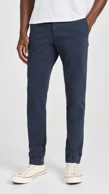 PAIGE Danford Stretch Sateen Chinos Deep Anchor | Thumbnail 2 PAIGE Danford Stretch Sateen Chinos Deep Anchor | Thumbnail 2