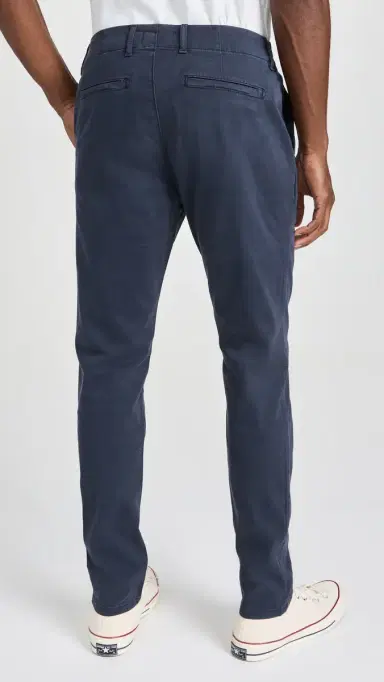 PAIGE Danford Stretch Sateen Chinos Deep Anchor | Thumbnail 3 PAIGE Danford Stretch Sateen Chinos Deep Anchor | Thumbnail 3