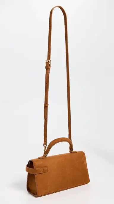 JW PEI Keyla Faux Suede Top Handle Bag Brown One Size | Thumbnail 4 JW PEI Keyla Faux Suede Top Handle Bag Brown One Size | Thumbnail 4