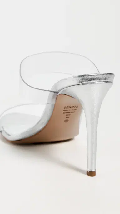 Schutz Ariella Strappy Sandals Silver | Thumbnail 4 Schutz Ariella Strappy Sandals Silver | Thumbnail 4