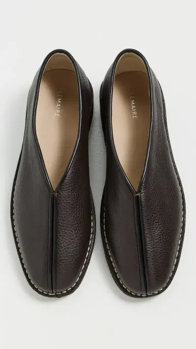 Lemaire Piped Crepe Slippers | Thumbnail 5 Lemaire Piped Crepe Slippers | Thumbnail 5
