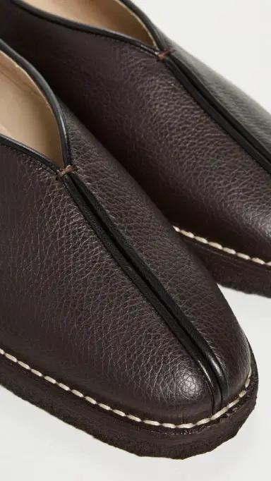 Lemaire Piped Crepe Slippers | Thumbnail 6 Lemaire Piped Crepe Slippers | Thumbnail 6