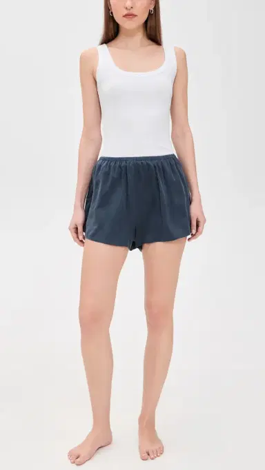 Lunya Washable ilk Tap Shorts Deep Blue | Thumbnail 5 Lunya Washable ilk Tap Shorts Deep Blue | Thumbnail 5