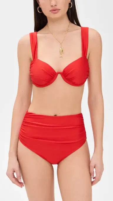 Simkhai Anniston Bikini Top Fiery Red M | Thumbnail 5 Simkhai Anniston Bikini Top Fiery Red M | Thumbnail 5