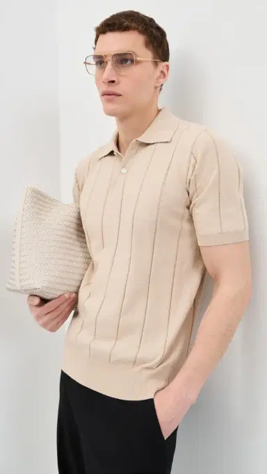 Far Afield Jacobs Knitted Polo | Thumbnail 2 Far Afield Jacobs Knitted Polo | Thumbnail 2