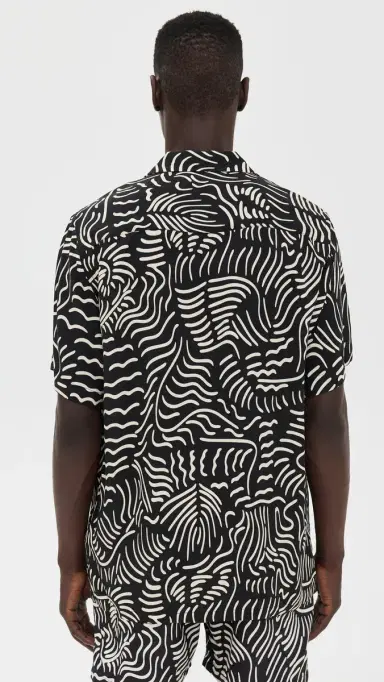 OAS Tar Lorenzo Viscose Shirt Black L | Thumbnail 3 OAS Tar Lorenzo Viscose Shirt Black L | Thumbnail 3