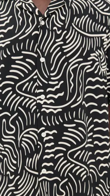 OAS Tar Lorenzo Viscose Shirt Black L | Thumbnail 6 OAS Tar Lorenzo Viscose Shirt Black L | Thumbnail 6