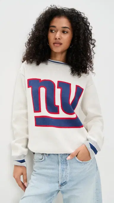Terez NY Giants Crewneck Sweater NY Giants ugar wizzle/Blue | Thumbnail 2 Terez NY Giants Crewneck Sweater NY Giants ugar wizzle/Blue | Thumbnail 2