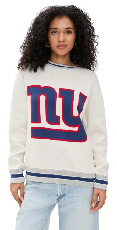 Terez NY Giants Crewneck Sweater NY Giants ugar wizzle/Blue | Thumbnail 1 Terez NY Giants Crewneck Sweater NY Giants ugar wizzle/Blue | Thumbnail 1
