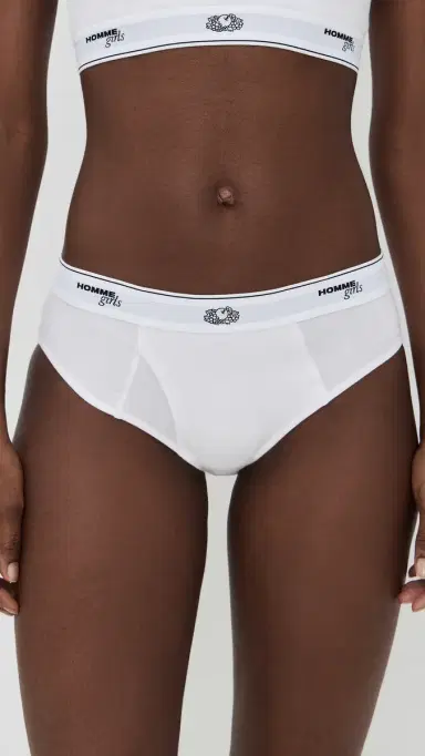 Hommegirls Homme Girls x Fruit of The oom Bikini Briefs 3 Pack Black/Heather Grey/White | Thumbnail 3 Hommegirls Homme Girls x Fruit of The oom Bikini Briefs 3 Pack Black/Heather Grey/White | Thumbnail 3